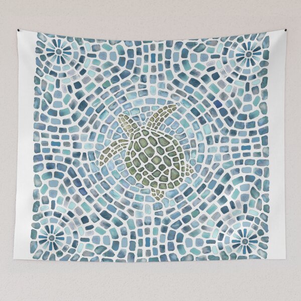 Item preview, Sea Turtle Mosaic designed and sold by Sharilea.