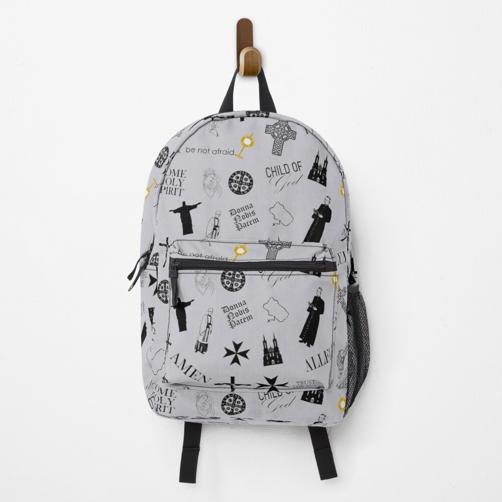Item preview, Backpack designed and sold by TheCatholicLady.