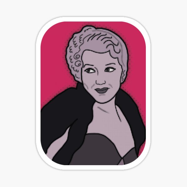 Old Hollywood Character - Thelma Todd Sticker