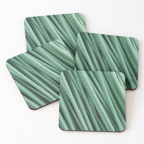 Item preview, A Stack of Green Epoxy Coated Rebar designed and sold by Bill Spengler's Photographic Thoughts.