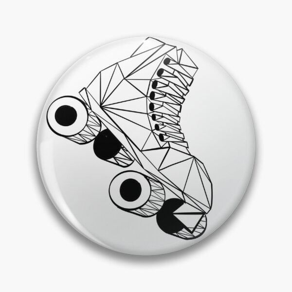 Item preview, Roller Derby- Geometric Quad Skate designed and sold by Sketchbookist.