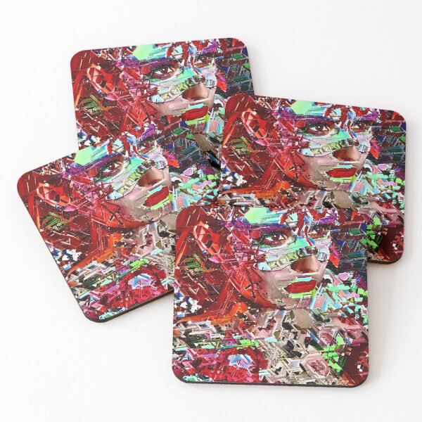 Item preview, Semi-Abstract Futuristic Masquerade Portrait designed and sold by Artificial-Arts.