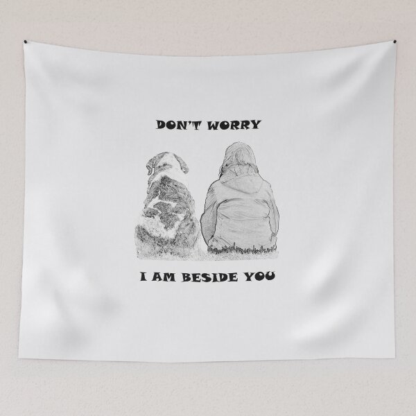 Item preview, don't worry i am beside you designed and sold by earthanda.