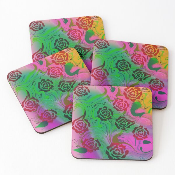 Item preview, Wild Roses abstract designed and sold by tintingouw.