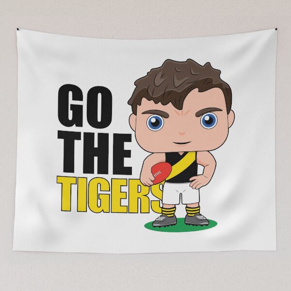 Item preview, Cute Richmond Tigers Football Mascot - Go the Tigers designed and sold by essjaydesigns.