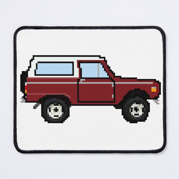 Item preview, Ford Bronco Pixel Art Image designed and sold by Rallyaddict.
