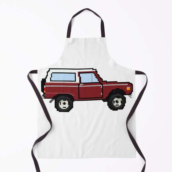 Item preview, Ford Bronco Pixel Art Image designed and sold by Rallyaddict.