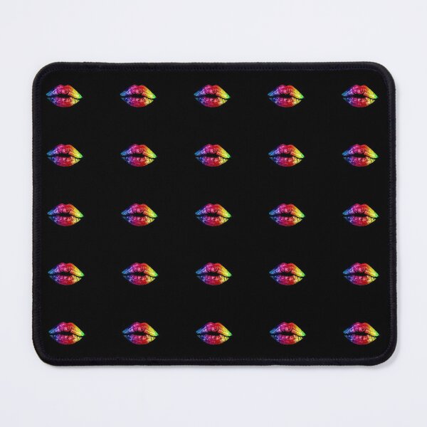 Item preview, Female lips stickers rainbow designed and sold by Handstand365.