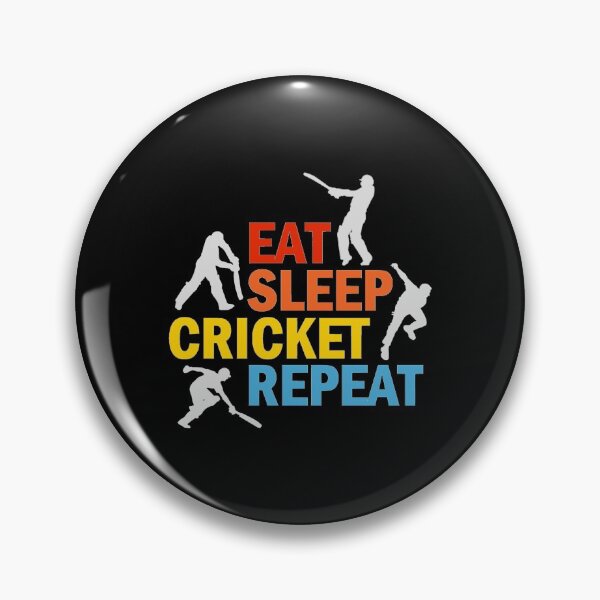 Item preview, Eat, sleep cricket, repeat   designed and sold by MemingfulGifts.