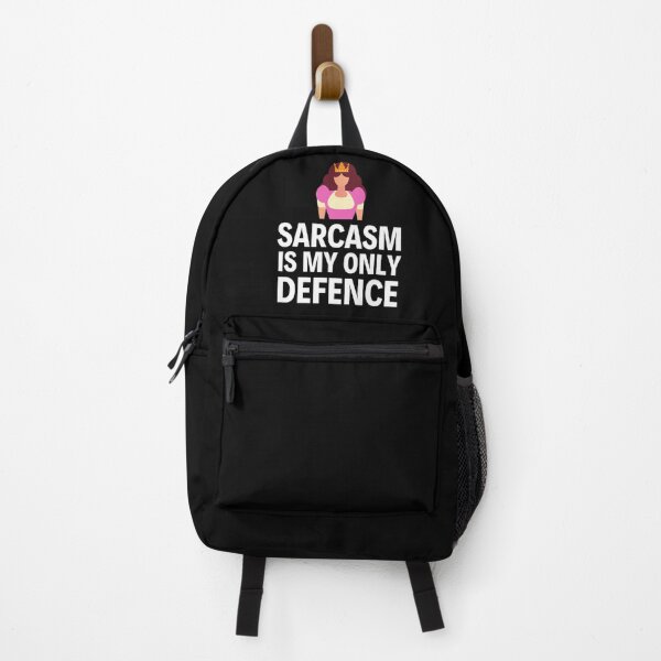 Item preview, Sarcasm is my only defence Funny And Humour Teen Wolf Quotes designed and sold by chetan786.