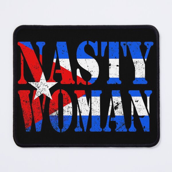 Item preview, Nasty Woman Cuban Flag designed and sold by Handstand365.
