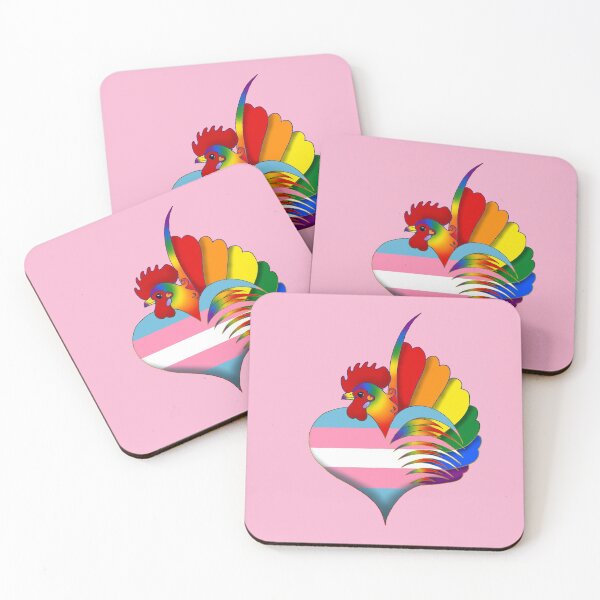 Item preview, Trans Pride Serama Heart designed and sold by Kit Ellsworth.