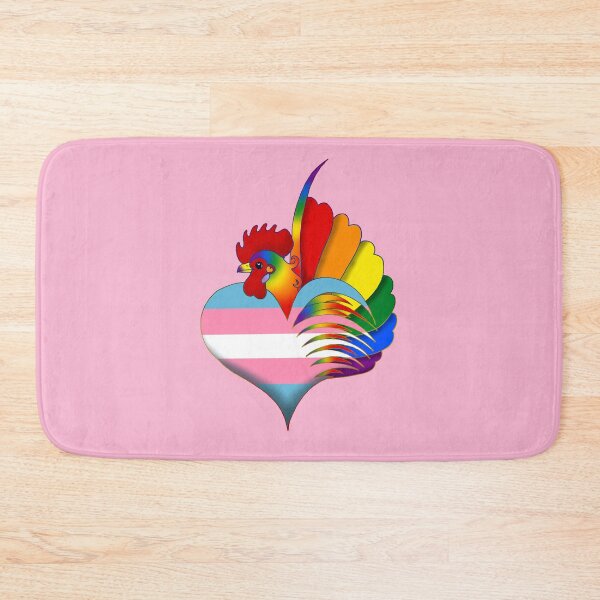 Item preview, Trans Pride Serama Heart designed and sold by Kit Ellsworth.