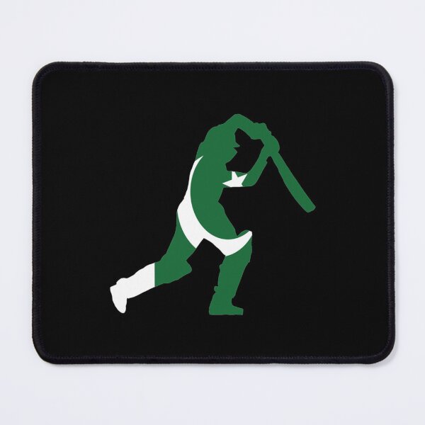Item preview, Pakistan Flag and Batsman for Cricket Team Fan   designed and sold by MemingfulGifts.