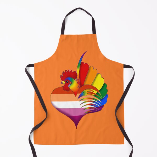 Item preview, Lesbian Pride Serama Heart designed and sold by Kit Ellsworth.