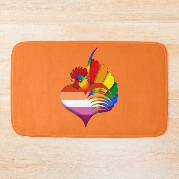 Item preview, Lesbian Pride Serama Heart designed and sold by Kit Ellsworth.