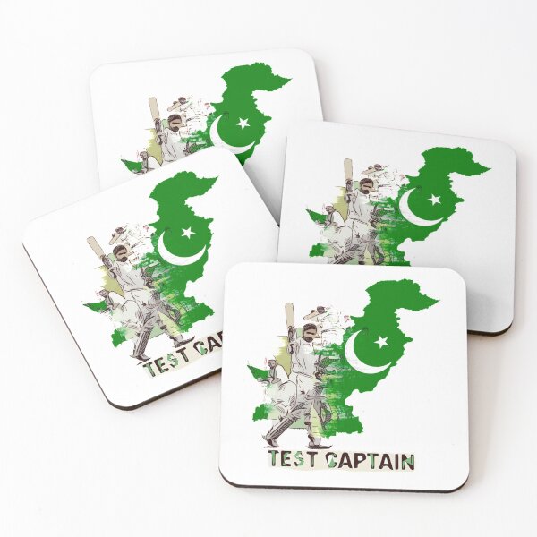Artikelvorschau, Pakistanische Cricket-Test-Kapitänsflagge entworfen und verkauft von MemingfulGifts.