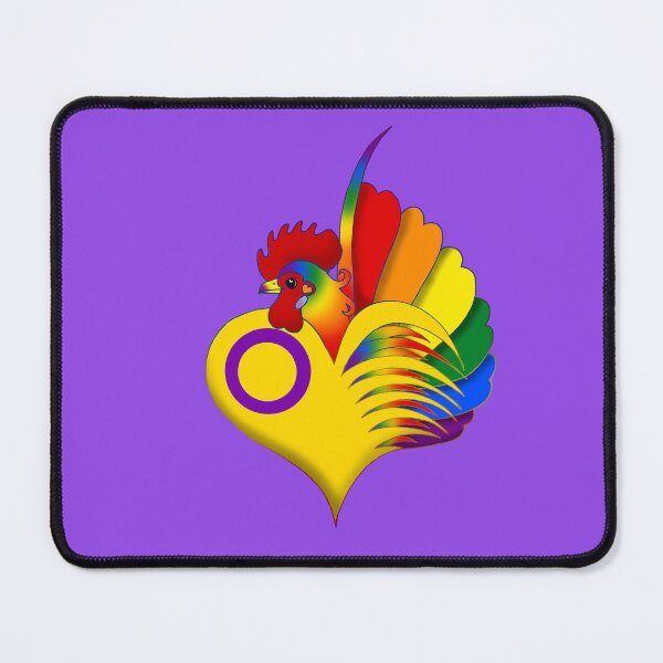Item preview, Intersex Pride Serama Heart designed and sold by Kit Ellsworth.