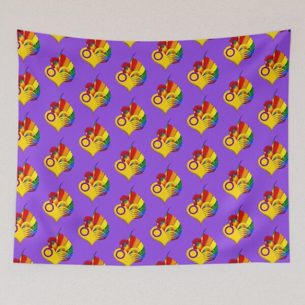 Item preview, Intersex Pride Serama Heart designed and sold by Kit Ellsworth.