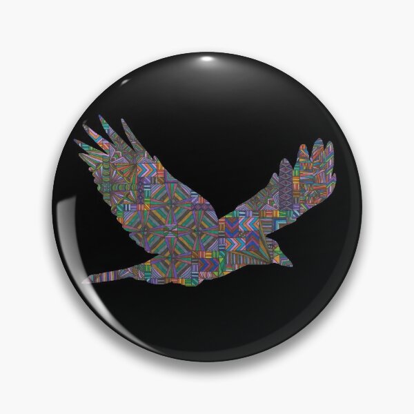 Item preview, Zentangled Hawk in Flight designed and sold by neptuniansky.
