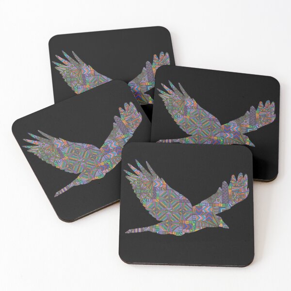 Item preview, Zentangled Hawk in Flight designed and sold by neptuniansky.