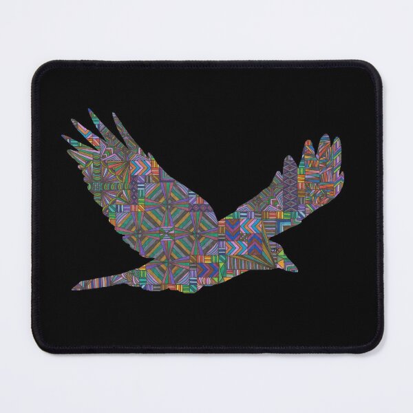 Item preview, Zentangled Hawk in Flight designed and sold by neptuniansky.
