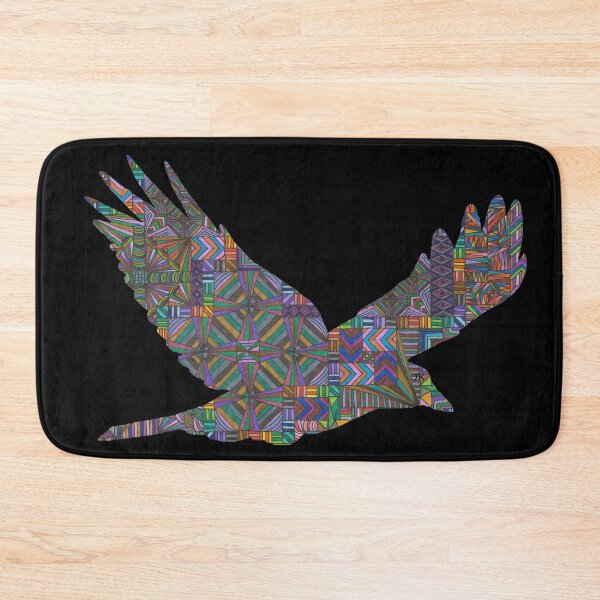 Item preview, Zentangled Hawk in Flight designed and sold by neptuniansky.