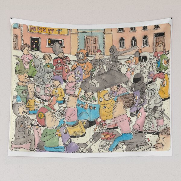 Item preview, Traffic Jam comic motif designed and sold by nickjones81.