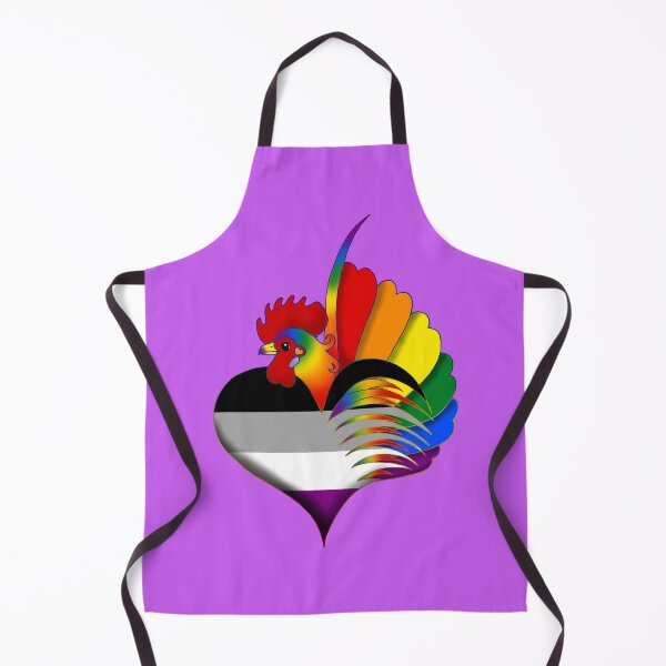 Item preview, Asexual Pride Serama Heart designed and sold by Kit Ellsworth.