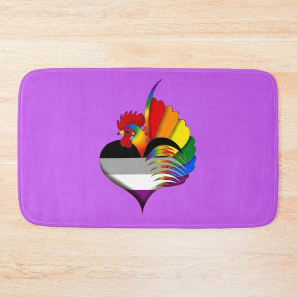 Item preview, Asexual Pride Serama Heart designed and sold by Kit Ellsworth.