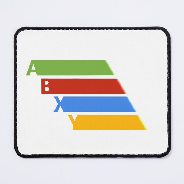 Item preview, ABXY 360 Buttons Colored Lines designed and sold by losgarcias.
