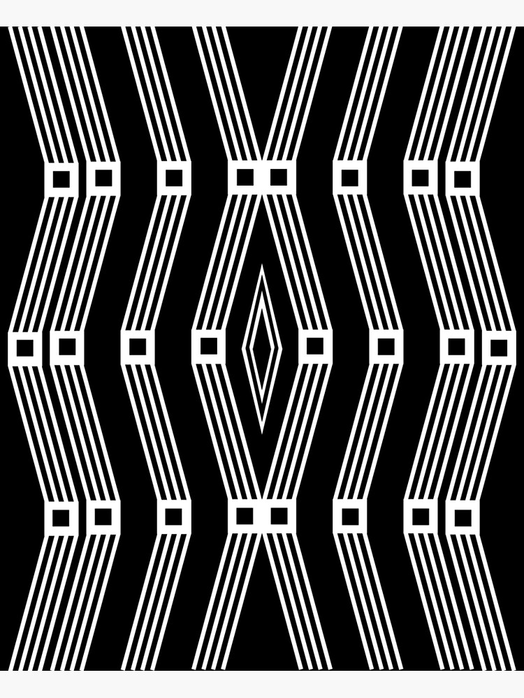 Geometric Line Zig Zag by Lafara
