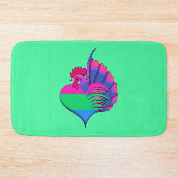 Item preview, Polysexual Pride Serama Heart designed and sold by Kit Ellsworth.
