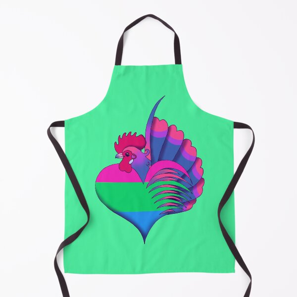 Item preview, Polysexual Pride Serama Heart designed and sold by Kit Ellsworth.