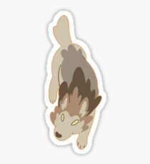 Timber Wolf Sticker