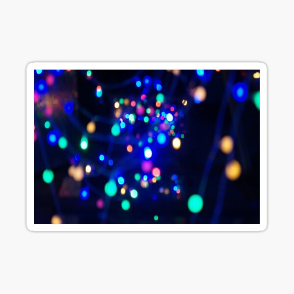 Cool Web of Light Sticker