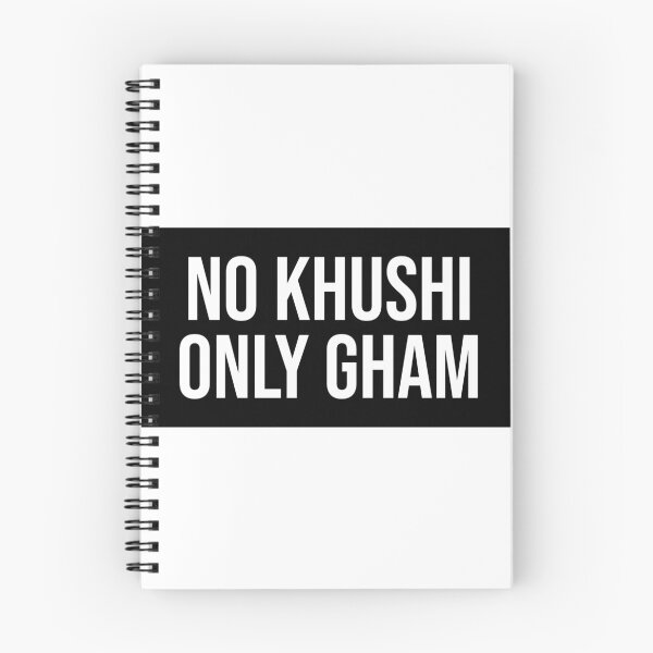 Item preview, No Khushi Only Gham Funny designed and sold by Sour Soul.