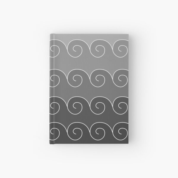 Mystical Japanese Wave Pattern Hardcover Journal