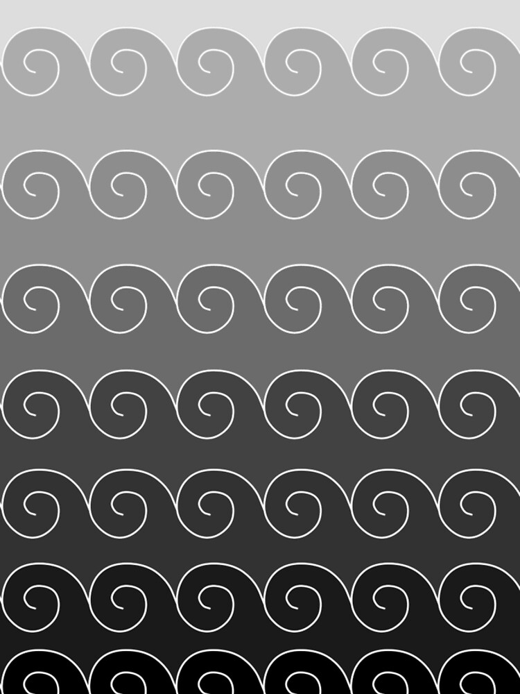Mystical Japanese Wave Pattern by Lafara