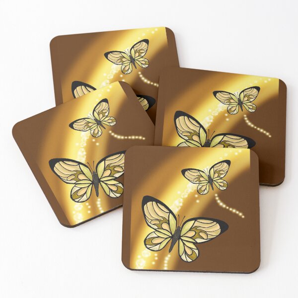 Item preview, Shimmering Gold Butterfly designed and sold by Lylabug2000.
