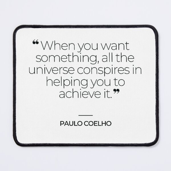 Item preview, Paulo Coelho Inspirational Quotes designed and sold by TonsPOD.
