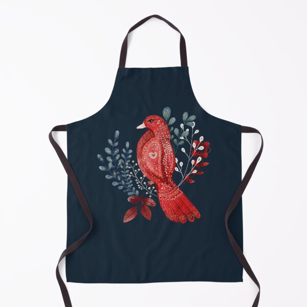 Item preview, Magical Nordic Red Bird 2 designed and sold by PirateAvocado.