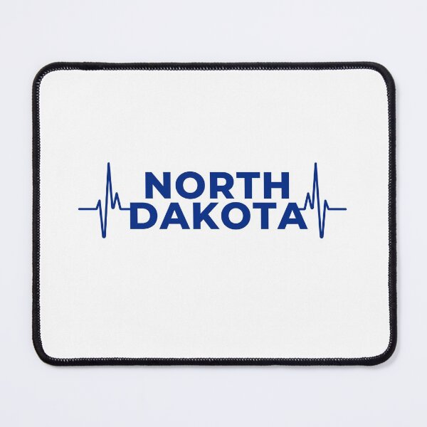 Item preview, North Dakota Heartbeat Line designed and sold by teewearstyle.