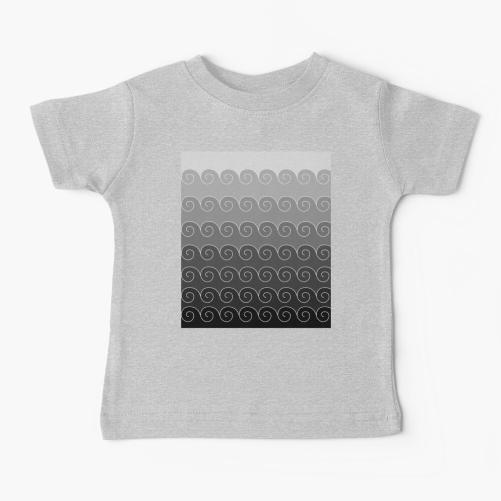Mystical Japanese Wave Pattern Baby T-Shirt