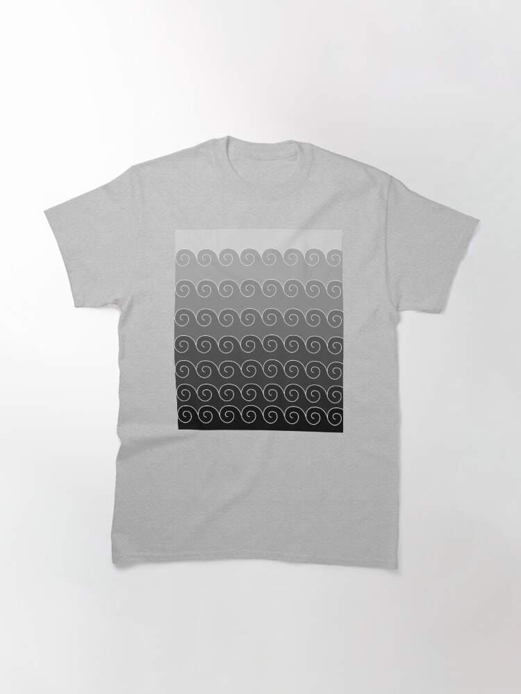 Alternate view of Mystical Japanese Wave Pattern Classic T-Shirt