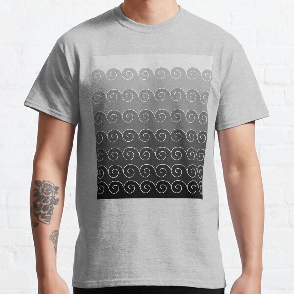 Mystical Japanese Wave Pattern Classic T-Shirt