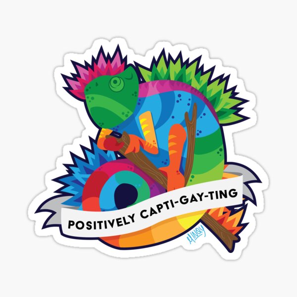 Capti-Gay-Ting Sticker