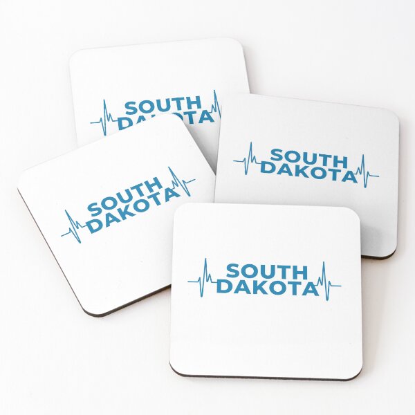 Item preview, South Dakota Heartbeat Line designed and sold by teewearstyle.