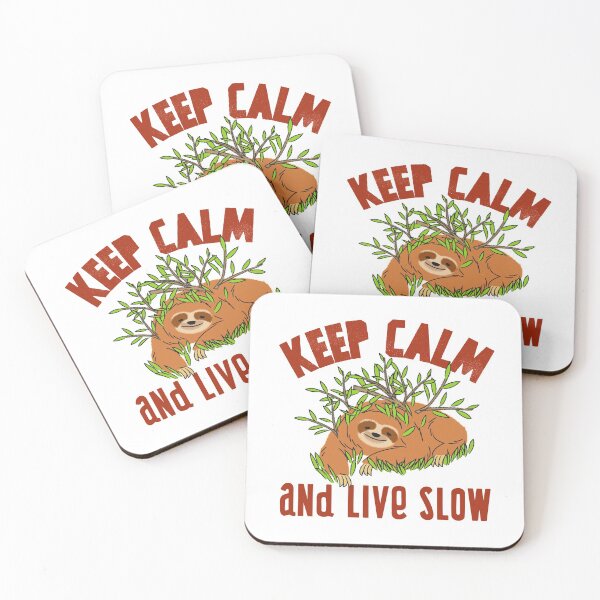 Item preview, Keep Calm And Live Slow designed and sold by theredsharp.