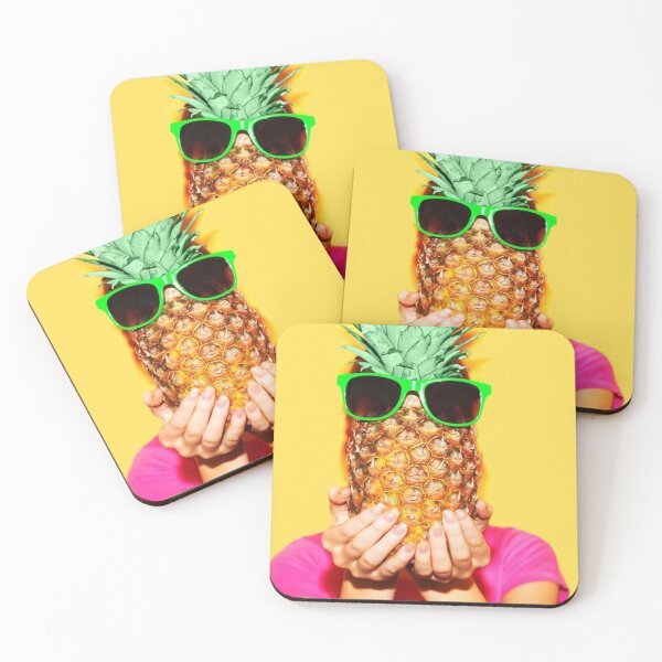 Item preview, Pineapple face with glasses. designed and sold by PNG PAPER STUDIO.